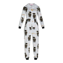 Load image into Gallery viewer, HOLIDAY TIME PAJAMAS FOR WOMEN Sz S (4-6) &quot;Cow&quot;
