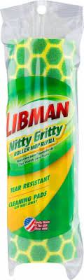 LIBMAN NITTY GRITTY ROLLER MOP REFILL