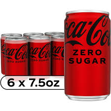 COKE ZERO 6 Pack Mini Cans