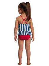 Load image into Gallery viewer, WONDER NATION TODDLER GIRL 2 PIECE TANKINI SWIM SUIT Size 2T &quot;Red, White, Blue&quot;
