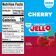 JELL-O GELATIN 0.6 oz Family Size 