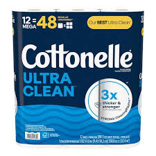COTTONELLE TOILET PAPER 12=48 Mega roll 