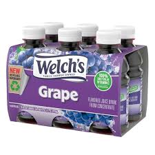 WELCH'S JUICE 6 pack bottles 