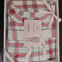 AUDEN WOMENS PLUSH FLEECE BOXED PAJAMA SET Size XXL 