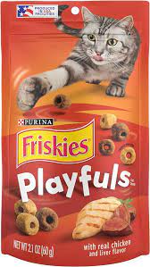 FRISKIES PLAYFULS CAT TREATS 6 oz 
