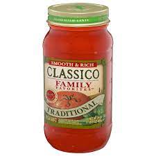 CLASSICO PASTA SAUCE 24 oz 