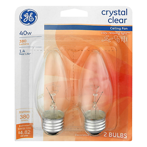 GE LIGHT BULBS 2 count 