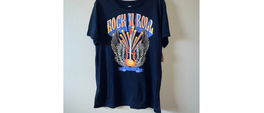 HOME FREE ROCK N ROLL T SHIRT WOMEN Size M (8-10)