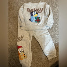 Load image into Gallery viewer, BLUEY INFANT 2 PIECE SWEATSUIT Size 12M &quot;Gray with Bluey Design&quot;
