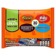 HERSHEY REESE'S CANDY ASSORTMENT  15.57 oz (30 pc) 