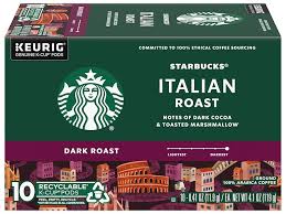 STARBUCK'S K CUP COFFEE PODS 10 count 