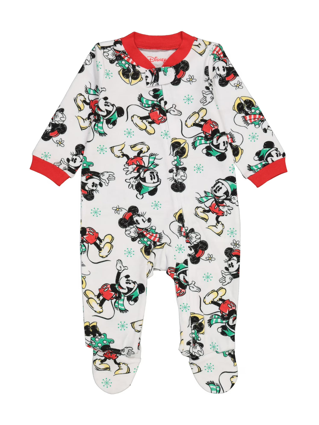 DISNEY CHRISTMAS INFANT SLEEPER Size NB 