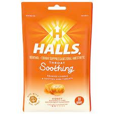 HALLS COUGH DROPS 30 ct 