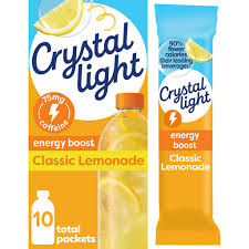 CRYSTAL LIGHT ON THE GO DRINK MIX 10 Packets 