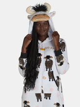 Load image into Gallery viewer, HOLIDAY TIME PAJAMAS FOR WOMEN Sz S (4-6) &quot;Cow&quot;
