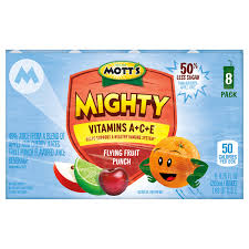 MOTT'S MIGHTY JUICE BOXES 8 pack  