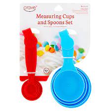 CRAVE MEASURING CUPS & SPOONS SET  8 piece