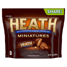 HEATH MINIATURES CANDY  10.2 oz Share Size