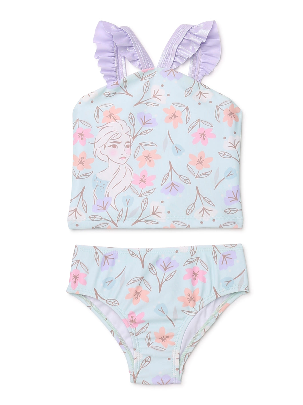 DISNEY FROZEN GIRL/TODDLER 2  PIECE SWIMSUIT Size 5t
