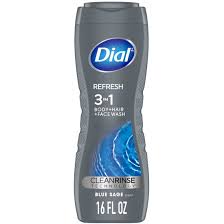 DIAL 3 IN 1 BODY WASH FOR MEN 16 oz 