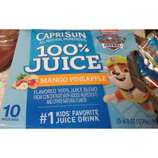 CAPRI SUN 100% JUICE POUCHES 