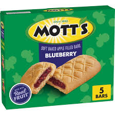 MOTT'S SOFT BAKED APPLE FILLED BARS 5 count 