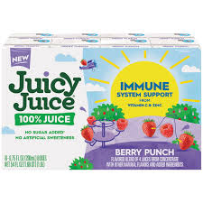 JUICY JUICY 8 PACK JUICE BOX 