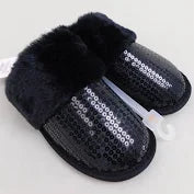 AUDEN FUR LINED ADULT SLIPPERS Size M (7/8) 