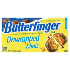 BUTTERFINGER MINIS CANDY 2.8 oz box 