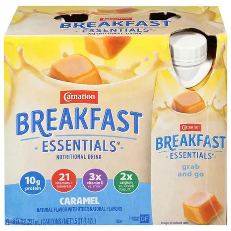CARNATION BREAKFAST ESSENTIALS DRINKS 6 pack 