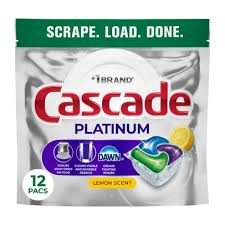 CASCADE PLATINUM DISHWASHER PACS 12 count 