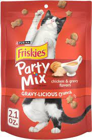 FRISKIES PARTY MIX CAT TREATS 6 oz 