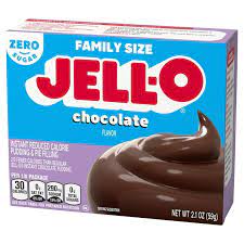 JELL-O INSTANT PUDDING 2.1 oz Family Size 