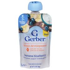 GERBER NATURAL BABY FOOD POUCH 3.5 oz 