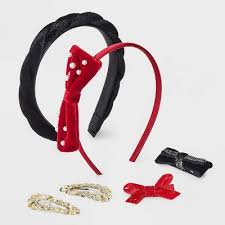 CAT & JACK LITTLE GIRLS HAIR ACCESSORIES 6 piece set 