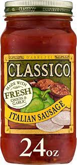 CLASSICO PASTA SAUCE 24 oz 