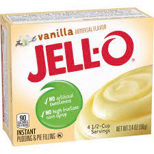 JELL-O PUDDING 3.4 oz 