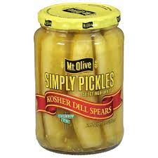 MT OLIVE SIMPLY PICKLES 24 oz 