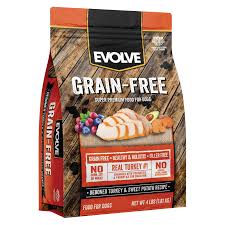 EVOLVE GRAIN FREE DRY DOG FOOD 4 lb 