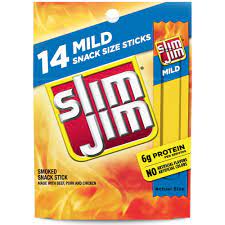 SLIM JIM SMOKED SNACK STICKS 14 count (3.92 oz) 