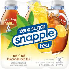 SNAPPLE TEA 6 pack bottles 