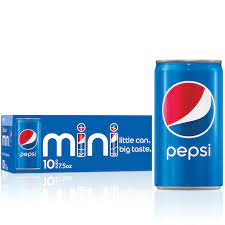 PEPSI MINI CANS 10 PACK 7.5 OZ