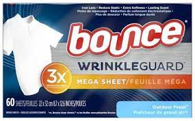 BOUNCE MEGA SHEET DRYER SHEETS 60 ct 