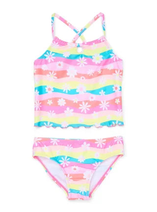 WONDER NATION Infant/toddler girl 2 piece Tankini SWIM SUIT Size 2T 