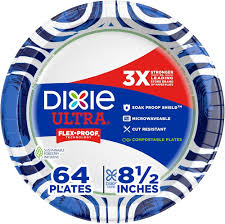 DIXIE ULTRA PAPER PLATES 64 count 