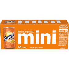SUNKIST MINI CANS 10 PACK 7.5 OZ 