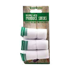 EARTHWISE REUSABLE MESH PRODUCE BAGS 3 count