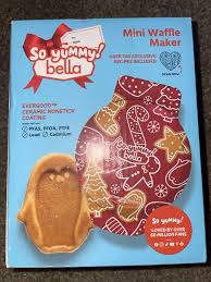SO YUMMY BELLA MINI WAFFLE MAKER 1 count 