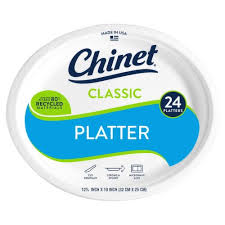 CHINET CLASSIC WHITE PLATES 24 count 