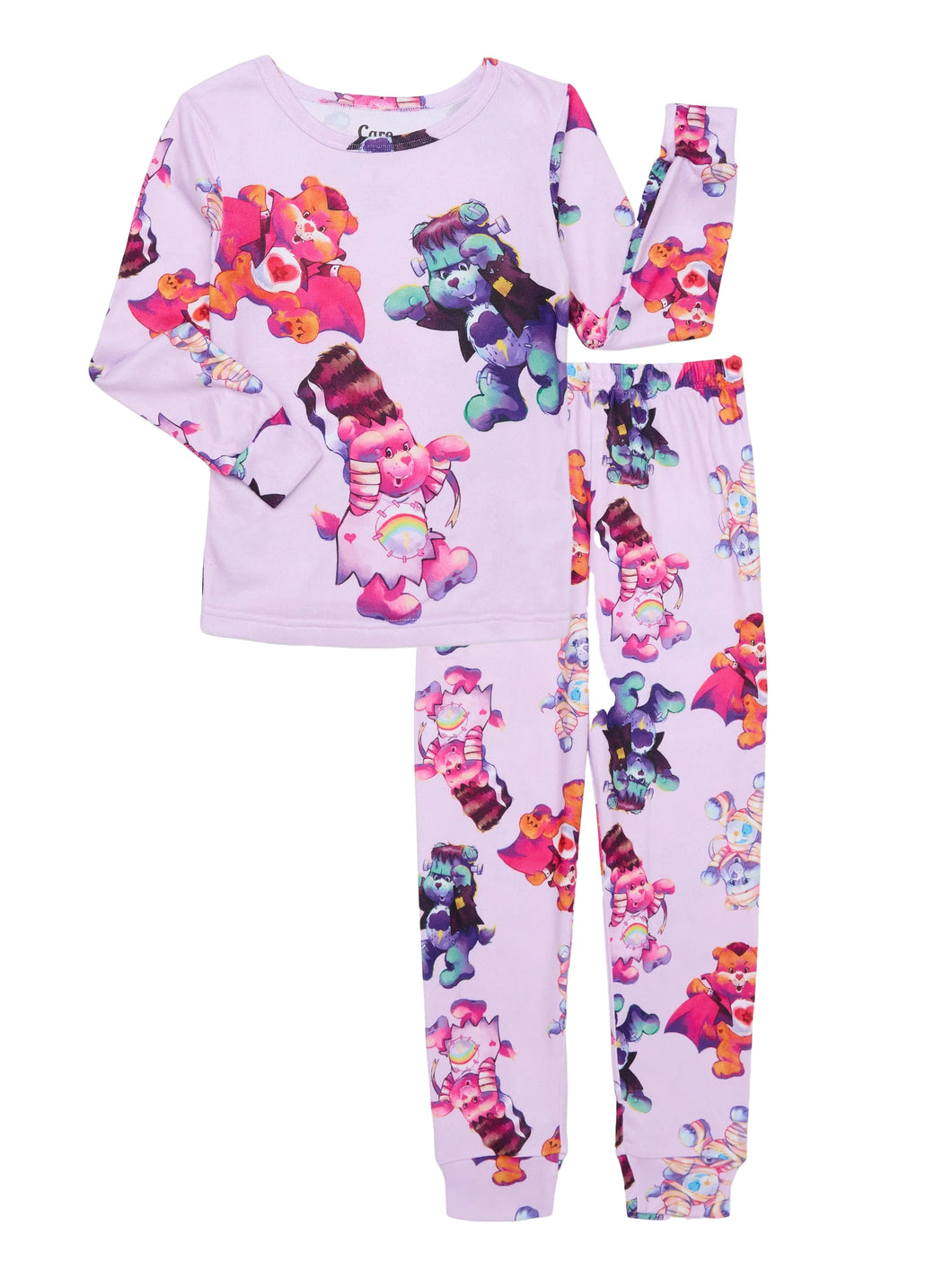 CARE BEARS GIRL'S 2 Pc Pajama Set  Size 6